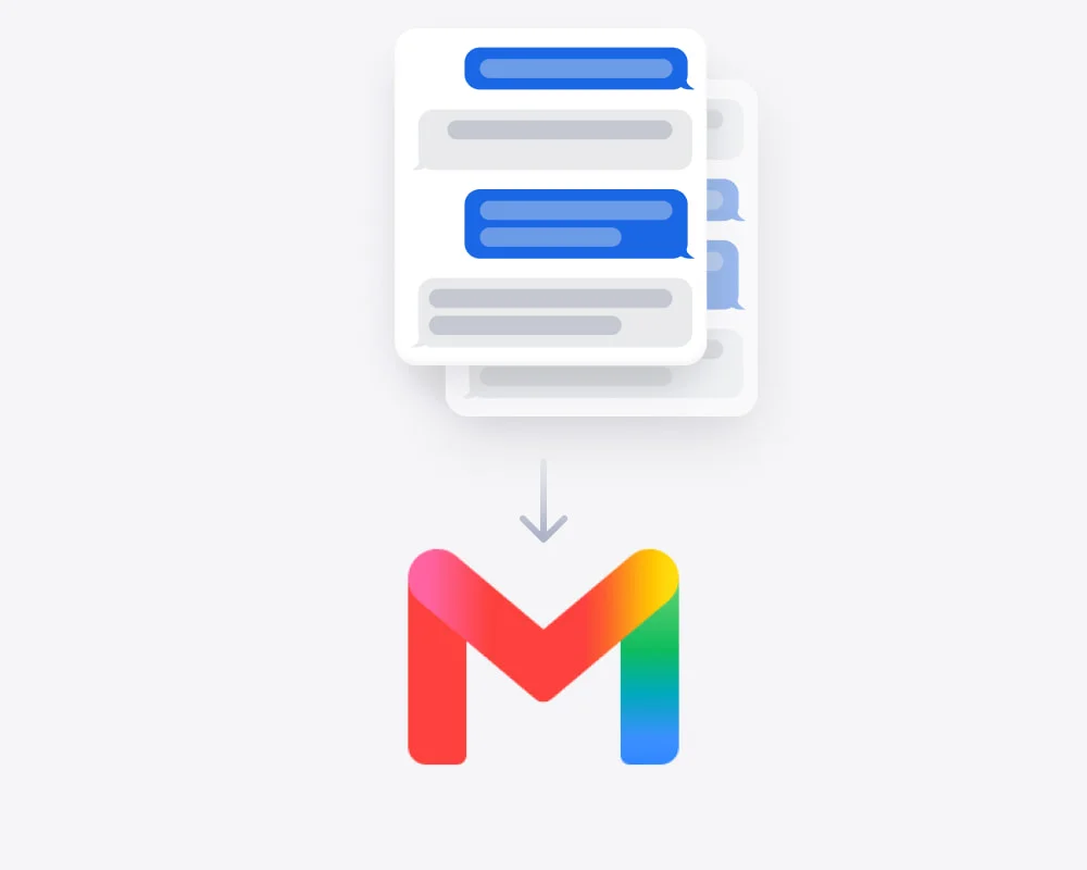 Email notifications and chat history