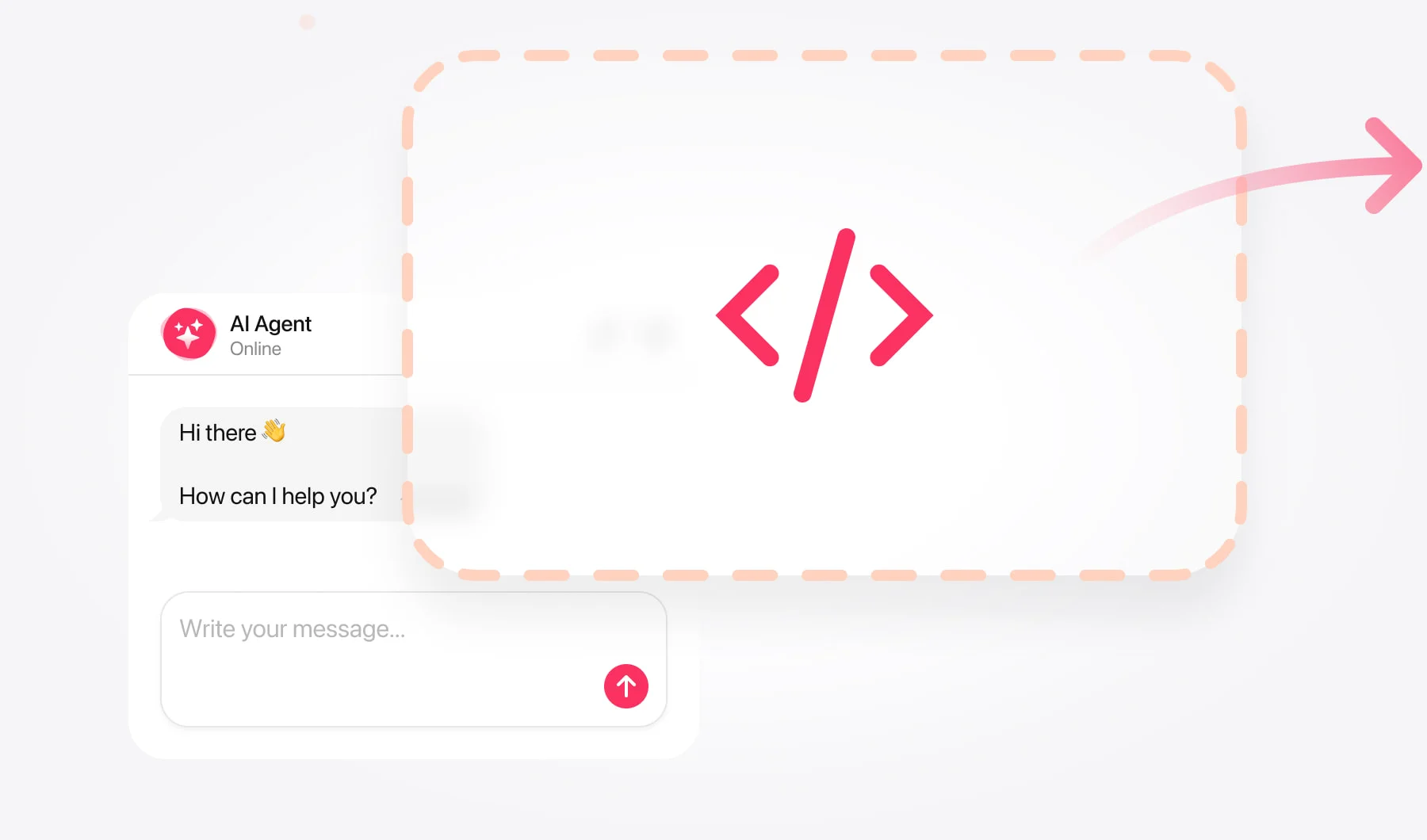 Copy your AI chatbot embed code